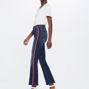 Mother The Hustler Ankle Jeans in Here Kitty Kitty Glitter Racer